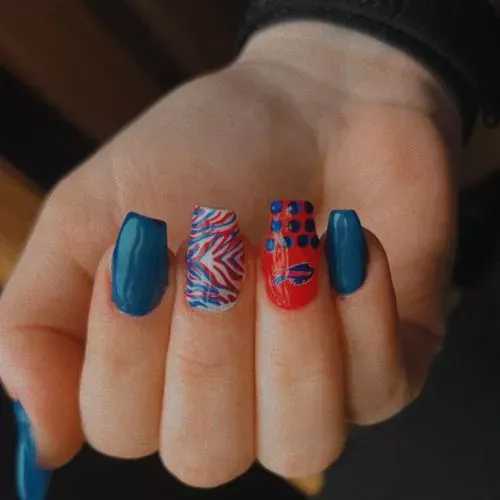 Buffalo Bills Nail Art D Salon Lockport, NY